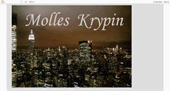 Desktop Screenshot of molles-krypin.blogspot.com