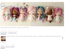 Tablet Screenshot of gingermelondolls.blogspot.com