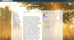 Desktop Screenshot of healingheartsdailydevotions.blogspot.com