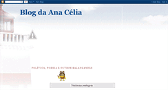 Desktop Screenshot of anaceliapinheiro.blogspot.com