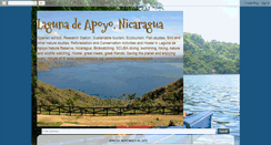 Desktop Screenshot of lagunadeapoyo.blogspot.com