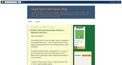 Desktop Screenshot of goodsportbadsport.blogspot.com