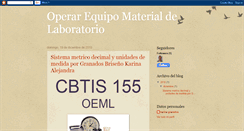 Desktop Screenshot of operarequipomaterialdelaboratorio.blogspot.com