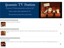 Tablet Screenshot of ijeannietv.blogspot.com