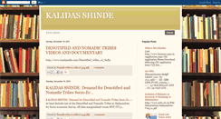 Desktop Screenshot of kalidas-shinde.blogspot.com