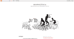 Desktop Screenshot of biopolitica-biopolitica.blogspot.com