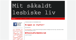 Desktop Screenshot of mitsaakaldtlesbiskeliv.blogspot.com