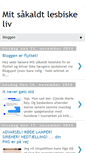 Mobile Screenshot of mitsaakaldtlesbiskeliv.blogspot.com