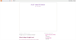 Desktop Screenshot of fatbritches.blogspot.com