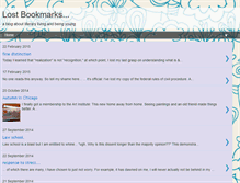Tablet Screenshot of lostbookmarks.blogspot.com