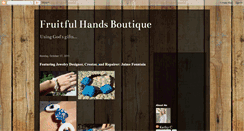 Desktop Screenshot of fruitfulhandsboutique.blogspot.com