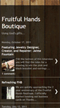 Mobile Screenshot of fruitfulhandsboutique.blogspot.com