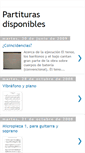 Mobile Screenshot of partiturasdisponibles.blogspot.com