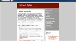 Desktop Screenshot of netriport-belfold.blogspot.com