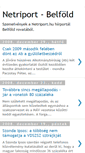 Mobile Screenshot of netriport-belfold.blogspot.com