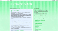 Desktop Screenshot of eluniversodecoti.blogspot.com