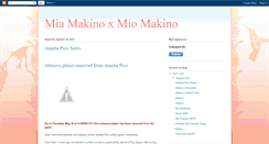Desktop Screenshot of miaxmiomakino.blogspot.com