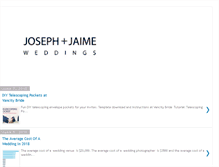 Tablet Screenshot of josephandjaimeweddings.blogspot.com