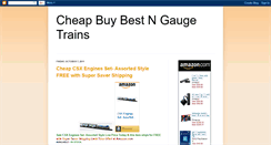 Desktop Screenshot of ngaugetrainss.blogspot.com