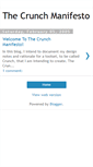 Mobile Screenshot of crunchmanifesto.blogspot.com