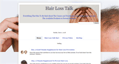 Desktop Screenshot of hairlosstalk.blogspot.com