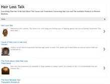 Tablet Screenshot of hairlosstalk.blogspot.com