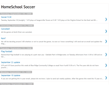 Tablet Screenshot of homeschoolsoccer.blogspot.com