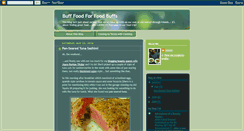 Desktop Screenshot of bufffoodforfoodbuffs.blogspot.com