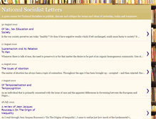 Tablet Screenshot of nationalsocialistletters.blogspot.com