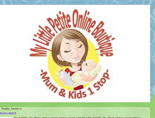 Tablet Screenshot of mylittlepetite.blogspot.com