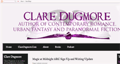 Desktop Screenshot of claredugmorewrites.blogspot.com