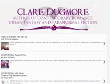 Tablet Screenshot of claredugmorewrites.blogspot.com