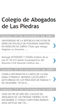 Mobile Screenshot of colegiodeabogadosdelaspiedras.blogspot.com