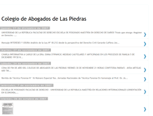 Tablet Screenshot of colegiodeabogadosdelaspiedras.blogspot.com