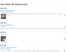 Tablet Screenshot of lasnotasdecarsonluna.blogspot.com