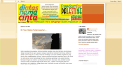 Desktop Screenshot of diatasnamacinta.blogspot.com