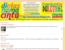 Tablet Screenshot of diatasnamacinta.blogspot.com
