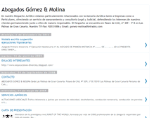Tablet Screenshot of abogadosgomezmolina.blogspot.com