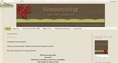 Desktop Screenshot of homeschoolingandotheradventures.blogspot.com