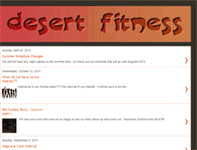Tablet Screenshot of desertfitnessutah.blogspot.com