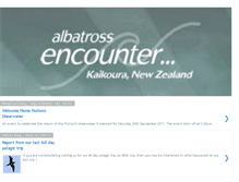 Tablet Screenshot of albatrossencounter.blogspot.com