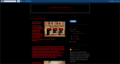 Desktop Screenshot of blackguyeatingalone.blogspot.com