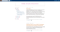 Desktop Screenshot of pinkstatepoliticsblog.blogspot.com