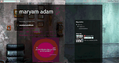 Desktop Screenshot of maiiadam.blogspot.com