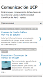 Mobile Screenshot of clasescomunicacionucp.blogspot.com