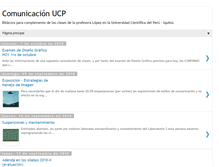 Tablet Screenshot of clasescomunicacionucp.blogspot.com