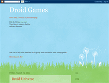 Tablet Screenshot of droidgamescodes.blogspot.com