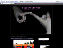 Tablet Screenshot of feoperostupido.blogspot.com