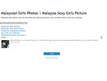 Tablet Screenshot of malaysian-girls-photo.blogspot.com