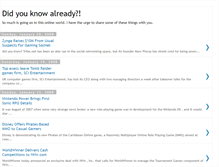 Tablet Screenshot of didyouknowalready.blogspot.com